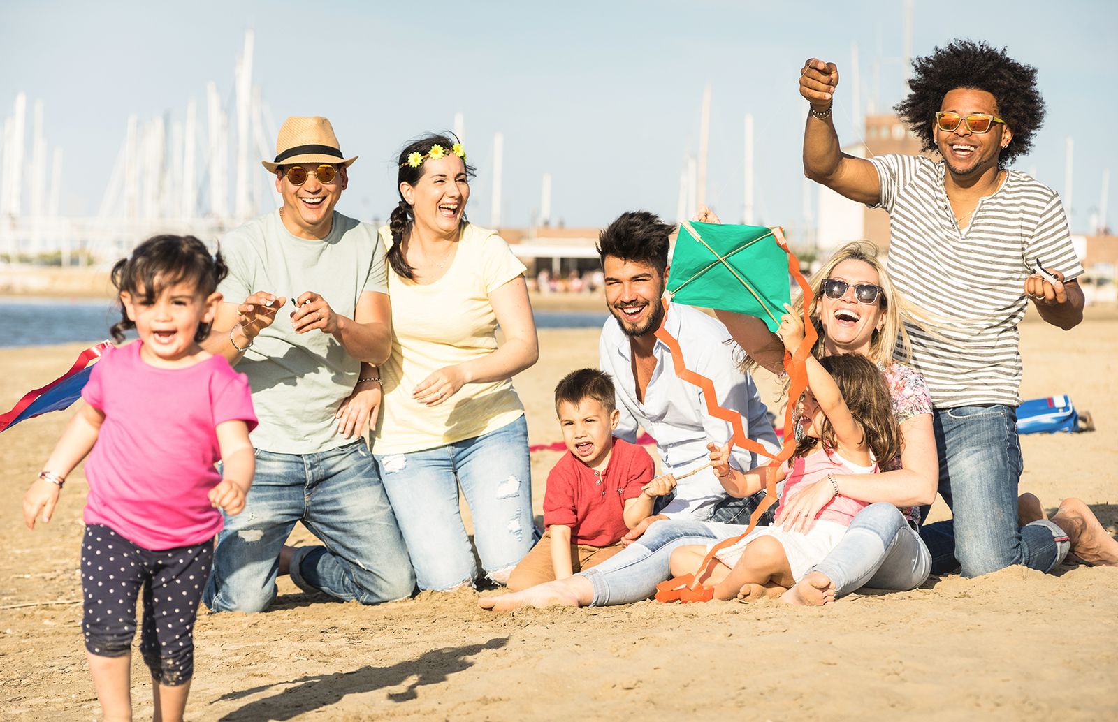 A family enjoying time together