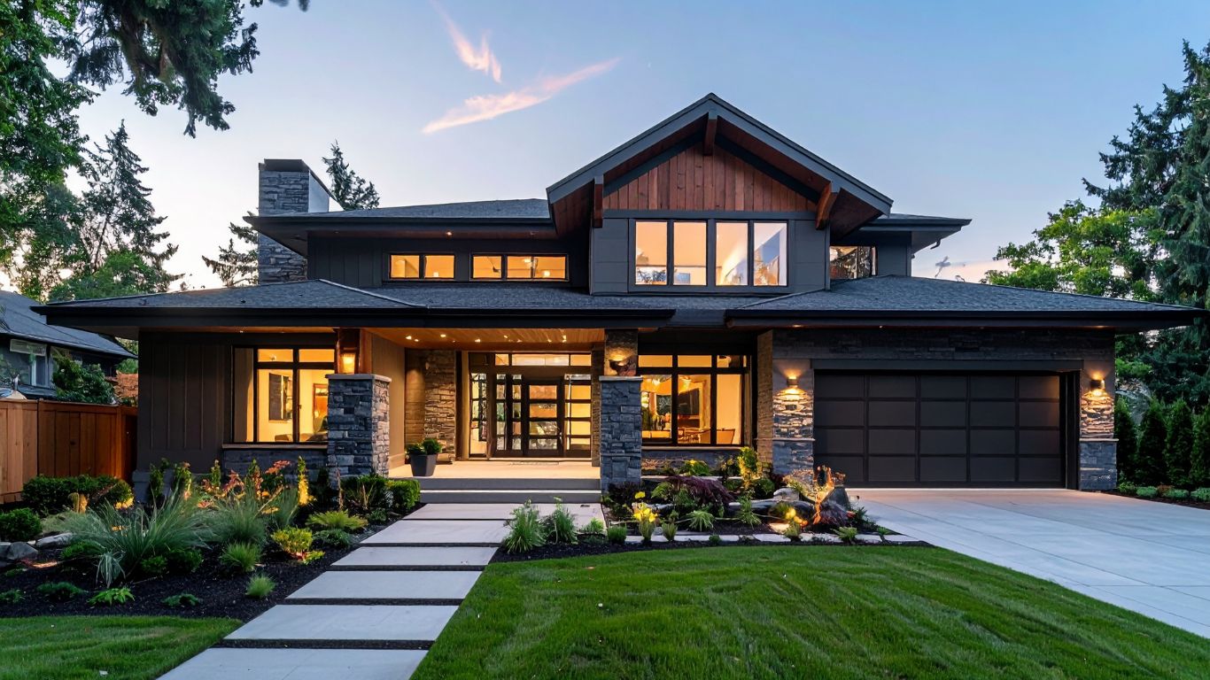 A contemporary architect designed house